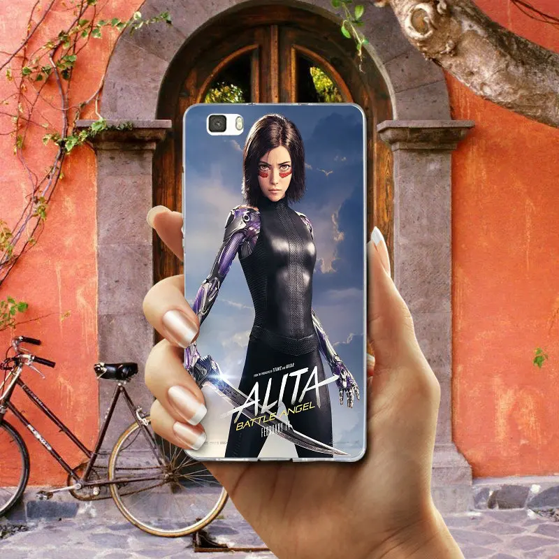 Мягкий силиконовый чехол для телефона из ТПУ с аниме Alita Battle Angel Huawei P8 P9 P10 P20 P30 Honor 7