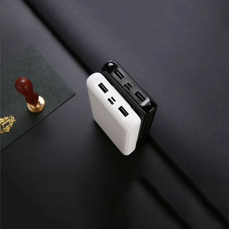 Power bank 20000mah Аккумулятор Тип C Быстрая зарядка Внешняя батарея ЖК-дисплей для xiaomi iPhone huawei samsung honor