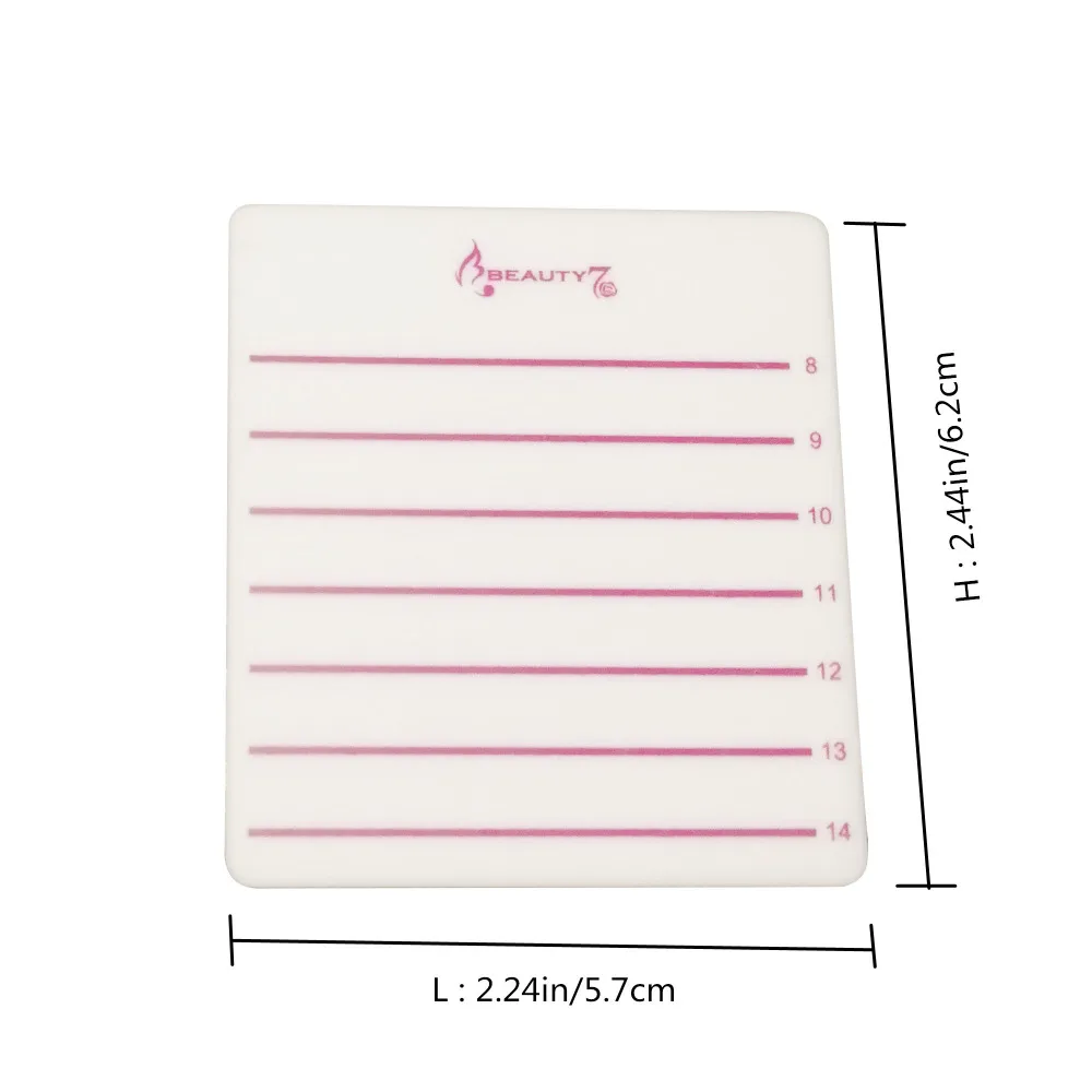 BEAUTY7 1 Set Makeup Eyelash Holder Acrylic Pallet with Wrist Wrap Eyelashes Extension Individual Volume Tile Pallets | Красота и