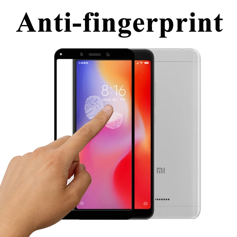 tempered glass For Xiaomi Redmi 6A full cover Screen Protector protective film for xiomi redmi 5.45 inch on hongmi 6a | Мобильные