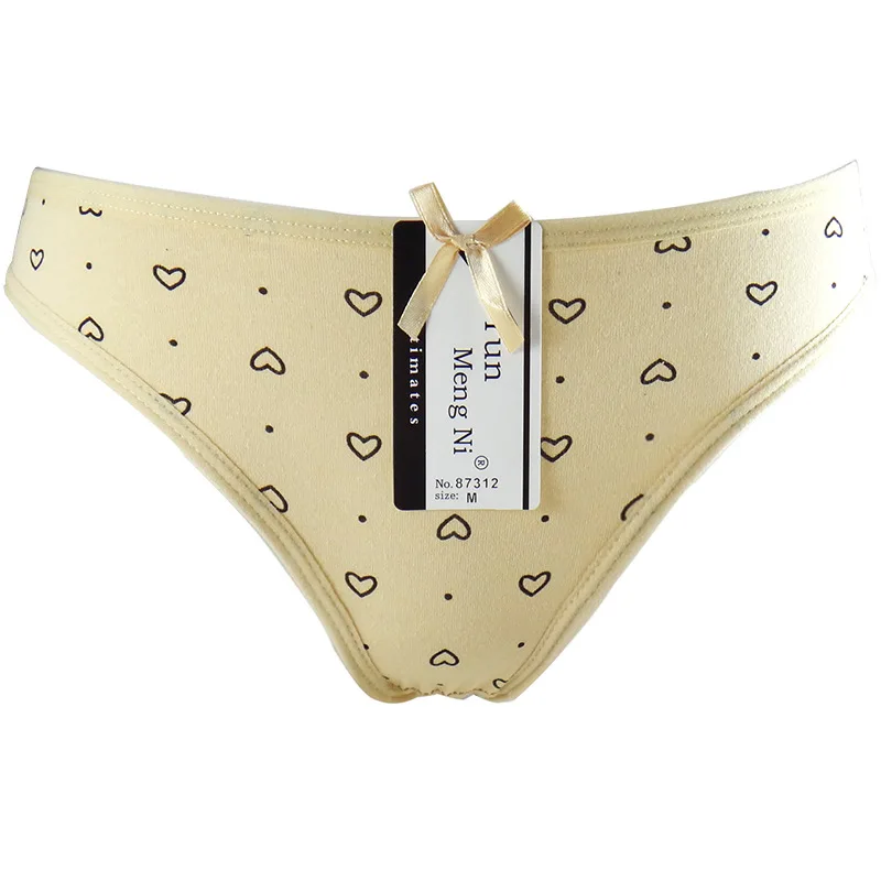 Новинка 2017 модное хлопковое нижнее белье с принтом любовь сексуальные и