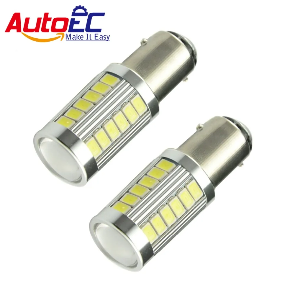 

AutoEC 1156 1157 33 smd led 5730 5630 объектив BA15S p21w BAY15D p21/5w bay15d PY21W автомобильный сигнал поворота Стоп-сигнал Лампа 200x # LF48