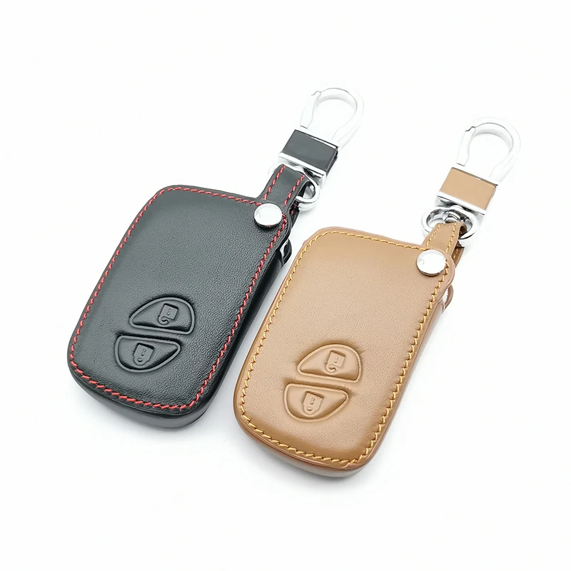 2 кнопки дистанционного кожаный чехол для ключей автомобиля Smart Key Lexus ES 300 h 250 350 GS RX