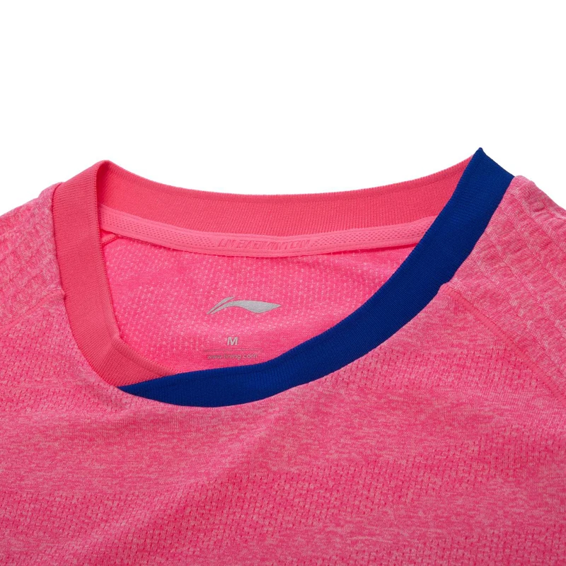 Женская футболка Li-Ning дышащая легкая для бадминтона с подкладкой | Спорт и