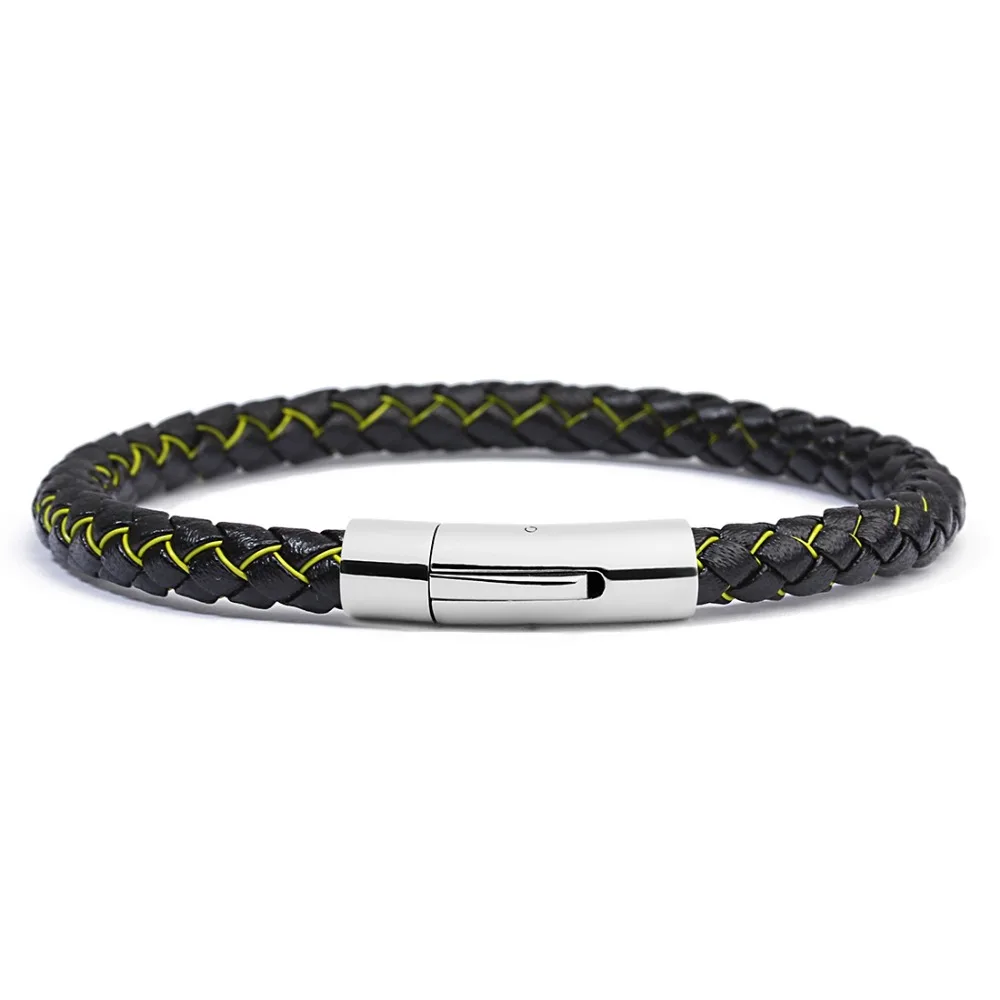 Новинка 100% браслет из натуральной кожи для мужчин и женщин кожаные браслеты с
