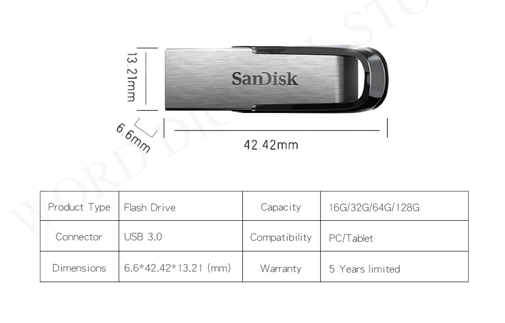 Sandisk USB 3,0 флеш-накопитель CZ73 ультра чутье 32 ГБ флеш-накопитель 64 Гб 16 Гб usb флеш-накопитель карта памяти