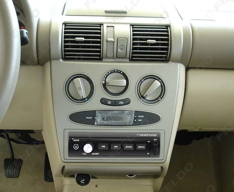FEELDO 7 дюймов 1DIN In-dash Manumotive ультра тонкий WinCE Автомобильный Bluetooth Радио USB 1080P MP5 супер плеер