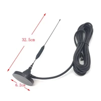 1pc home cd fm radio antenna big sucker base folded 3meters cable with iec connector new wholesale price