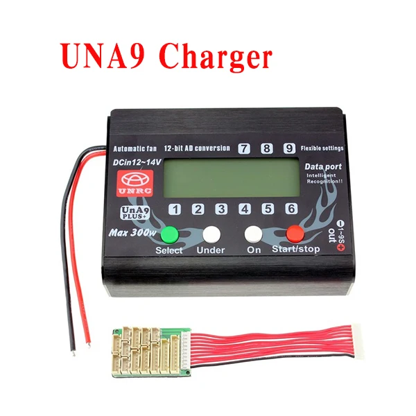 UNA9 Charger UNRC RC самолет автомобиль UNA6/UNA9 9S LiPo литий-полимерный баланс зарядное устройство RC батарея Зарядка для RC модели самолета - Цвет: UNA9 Charger