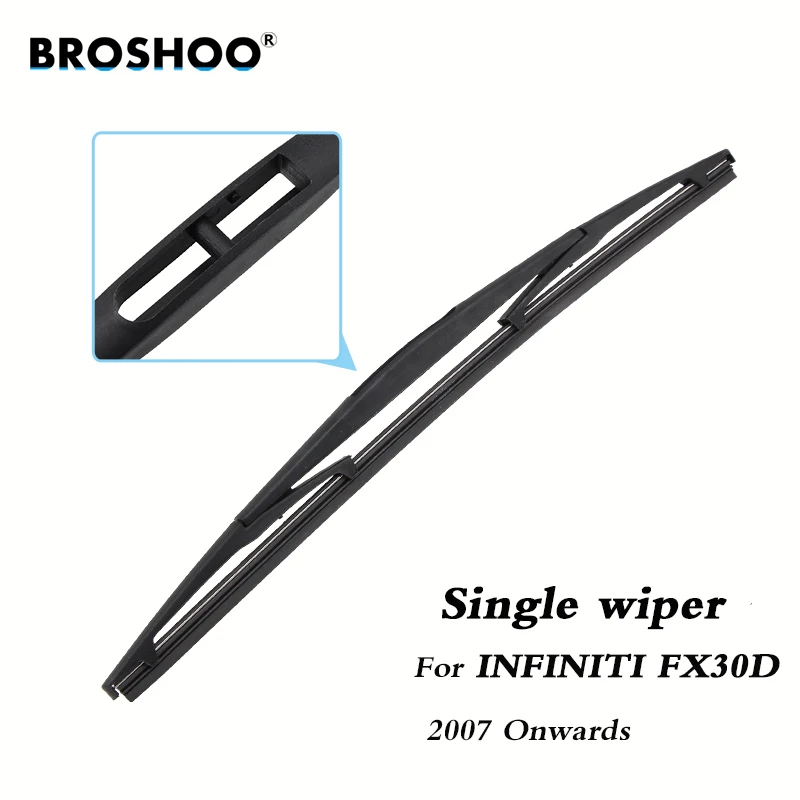 

BROSHOO Car Rear Wiper Blades Back Windscreen Wiper Arm For Infiniti FX30D Hatchback (2007-) 350mm,Windshield Auto Accessories