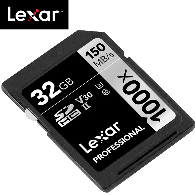 100% оригинальная sd-карта Lexar 1000x UHS-II U3 SDHC 32 Гб карта памяти Carte SD до 150 МБ/с./с класс 10
