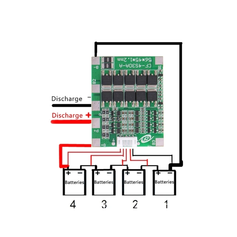 Батарея LiFePo4 18650 с защитой BMS плата PCB Прямая поставка 30 А 12 8 в балансиром срок