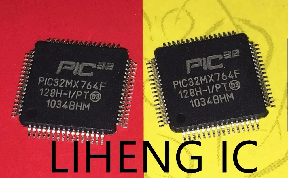100% новое и оригинальное PIC32MX764F128H I/PT PIC32MX764F 128H TQFP 64|Запасные части| |