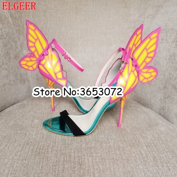 Босоножки женские на высоком каблуке сандалии гладиаторы с лазерным вырезом