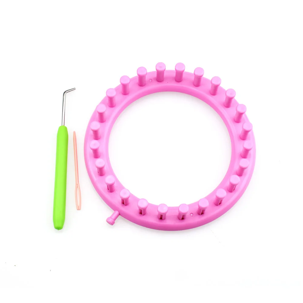 4 шт./компл. Набор для вязания разноцветных круглых шапок вязальный станок DIY