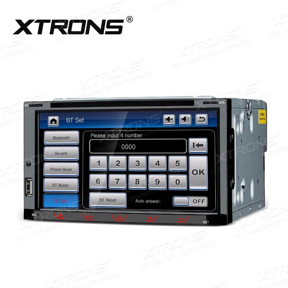 XTRONS 6 95 ''HD цифровой сенсорный экран 2 din универсальный автомобильный DVD радио