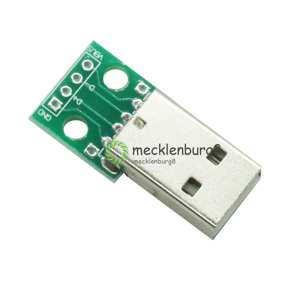 ПК. 2 шт. Адаптер USB для DIP-адаптера 4 штырька mm 54mm PCB power DIY | Электроника