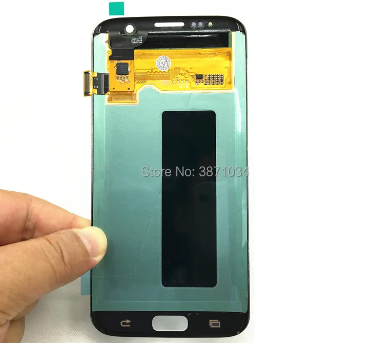 Для samsung Galaxy S7 край G935F светодиодный дисплей экраны кривой ЖК в сборе Ремонт