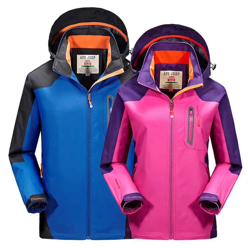 AFS JEEP брендовая ветровка для влюбленных Водонепроницаемая походная и мужская