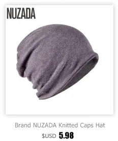Бренд NUZADA, вязаная шапка s, шапка, Осень-зима, сохраняет тепло, для мужчин и женщин, шапка, вязаная Лыжная шапка, хлопок, двухслойная