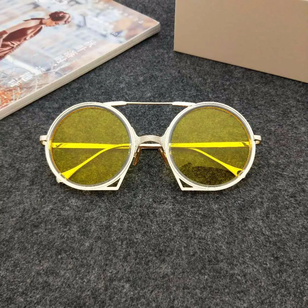 2018 Новое поступление модные солнцезащитные очки в стиле панк Винтажные