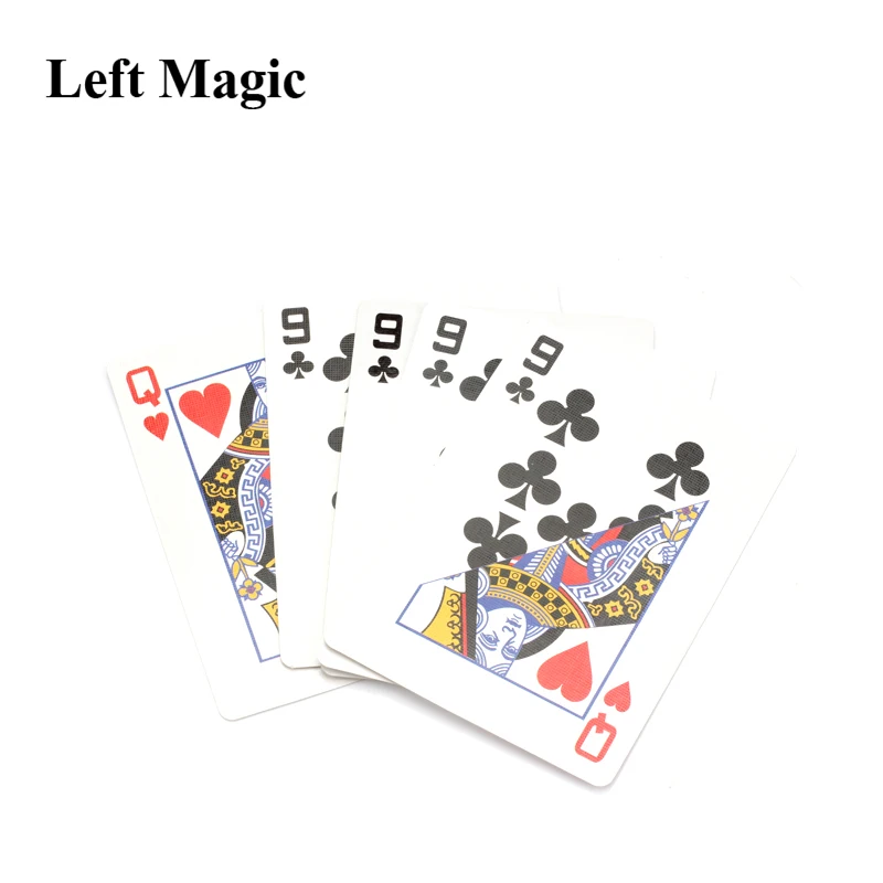 9 change Q карта предсказание Magic трюки профессиональные фокусы крупным планом