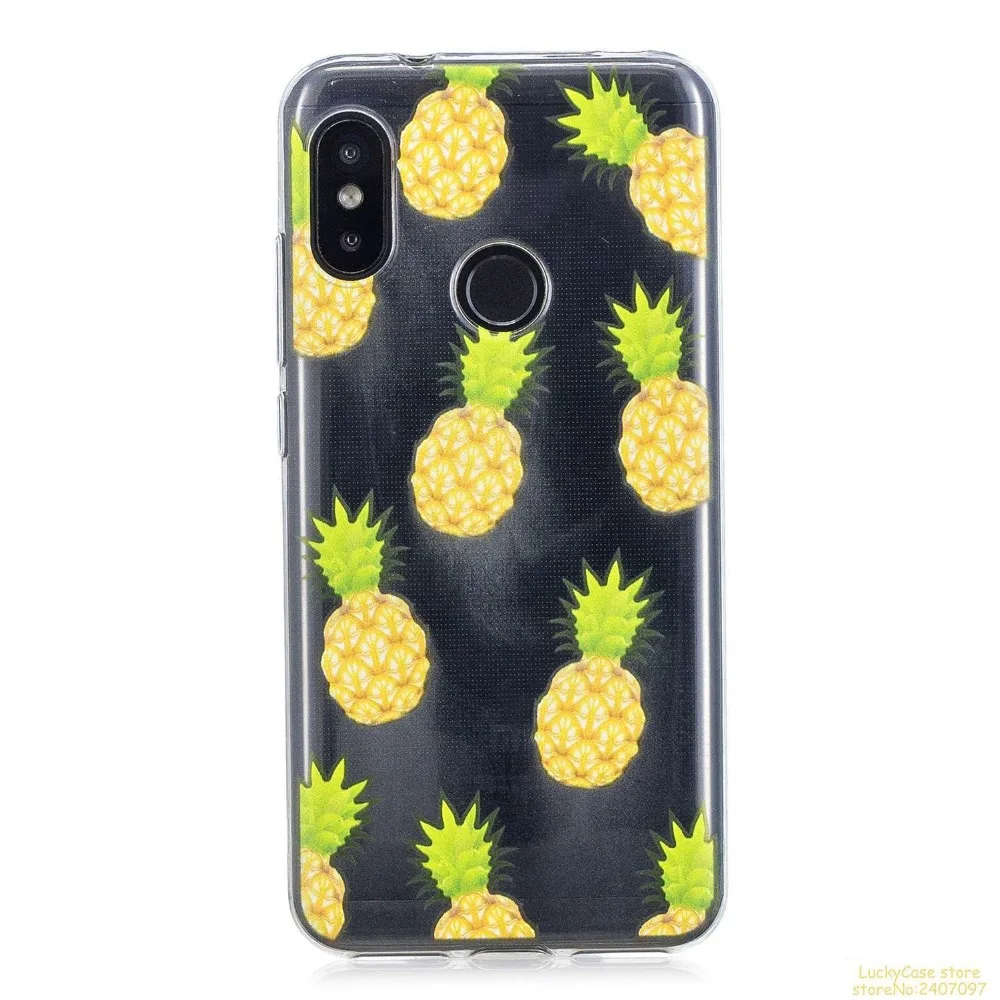 Чехол для Xiaomi A2 Lite Мягкий ТПУ чехол с милым мультипликационным принтом