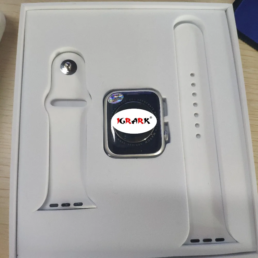IGRARK IWO 8 44 мм часы 4 сердечного ритма чехол для смарт часов apple iPhone Xiaomi Android телефон 5
