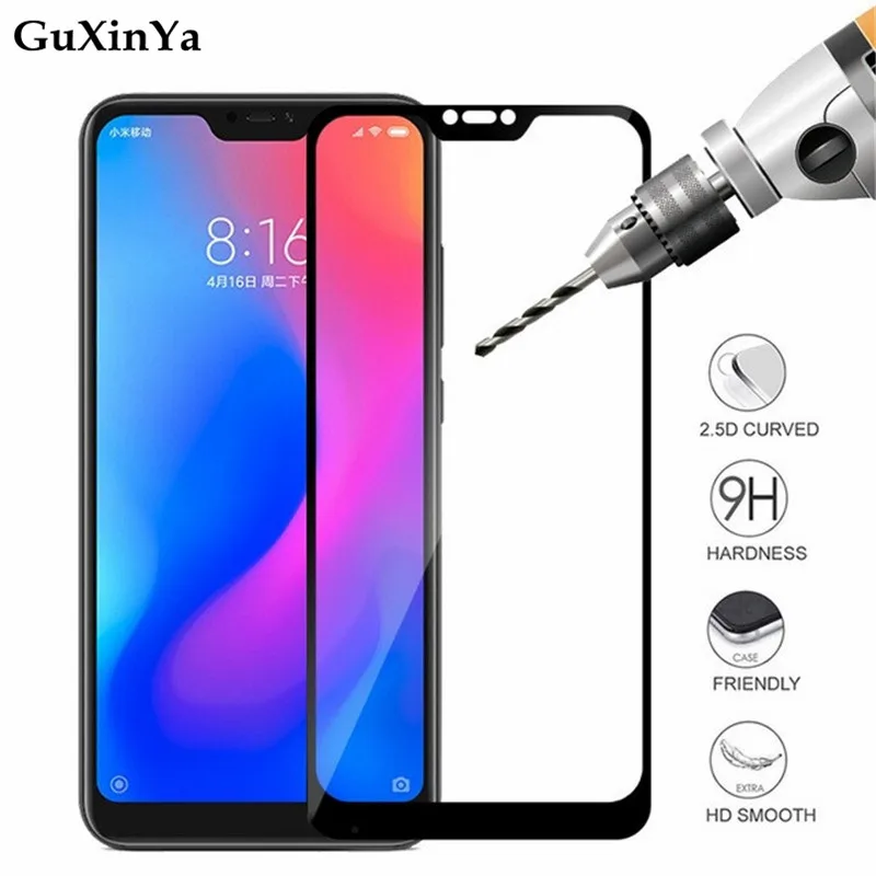 Защитная пленка для экрана Xiaomi Mi A2 Lite Полное клеевое закаленное стекло покрытие