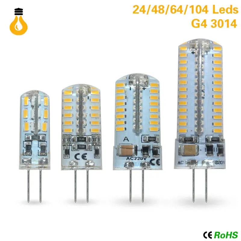 1 шт. 2018 новые G4 G9 светодиодный светильник лампы SMD 2835 3014 4014 Corn Light 360 градусов