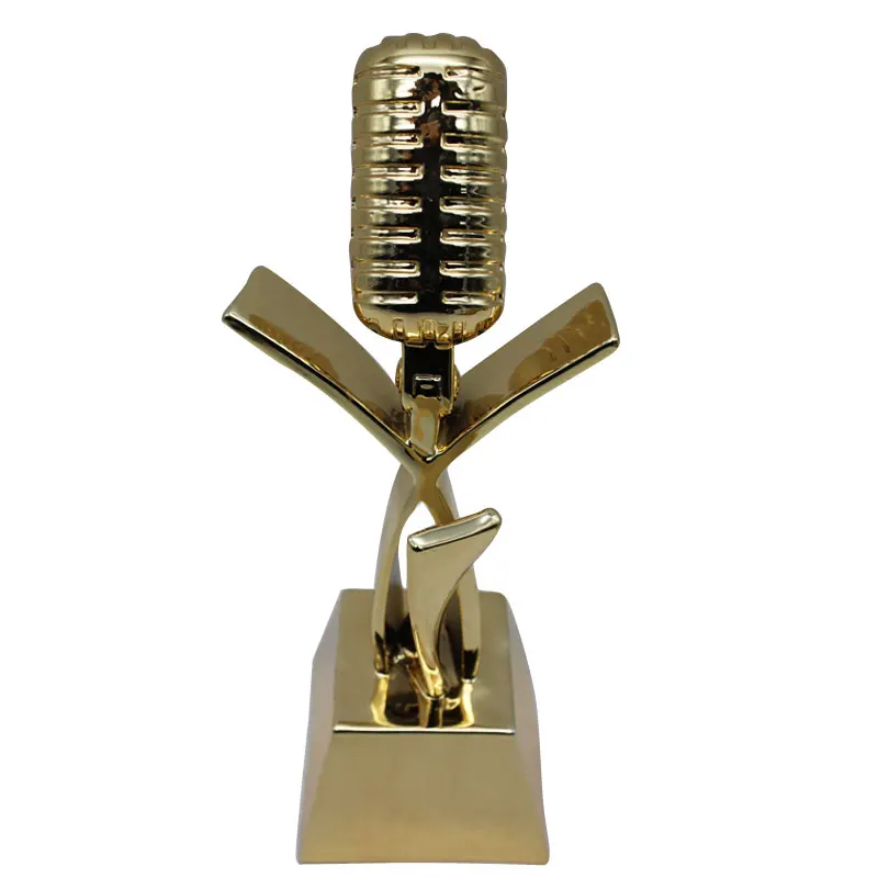 2017 индивидуальные музыка вокал голос Кубок &quotМикрофон&quot трофей Смола пение Craft