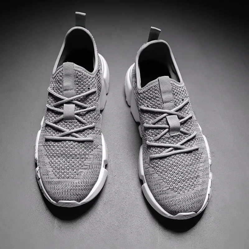 2019 Summer Sneakers Casual Trainers Walking Shoes Men Comfortale Fashion Light Big Size Black White 13 47 | Обувь