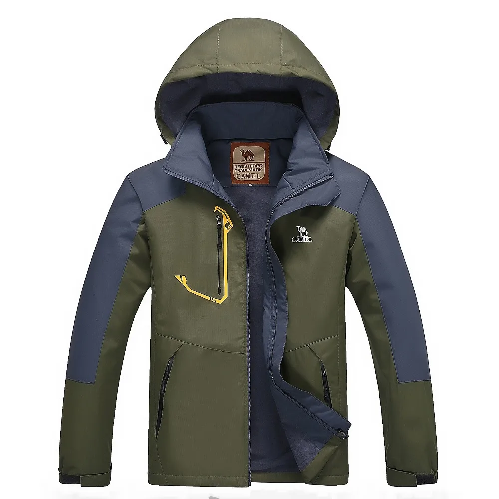 Высокое качество человека PIZEX Водонепроницаемый ветрозащитный бренда Simple куртка