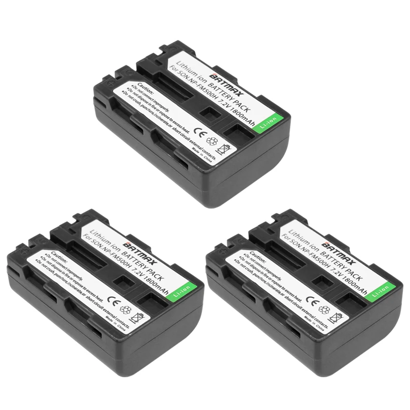 NP FM500H Аккумуляторы для камеры и двойное зарядное устройство USB Sony A57 A65 A77 A99 A350 A550