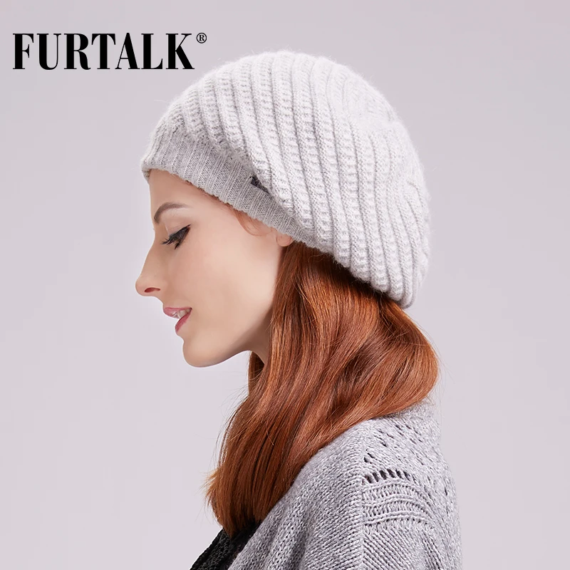 FURTALK Женский вязаный берет | Аксессуары для одежды