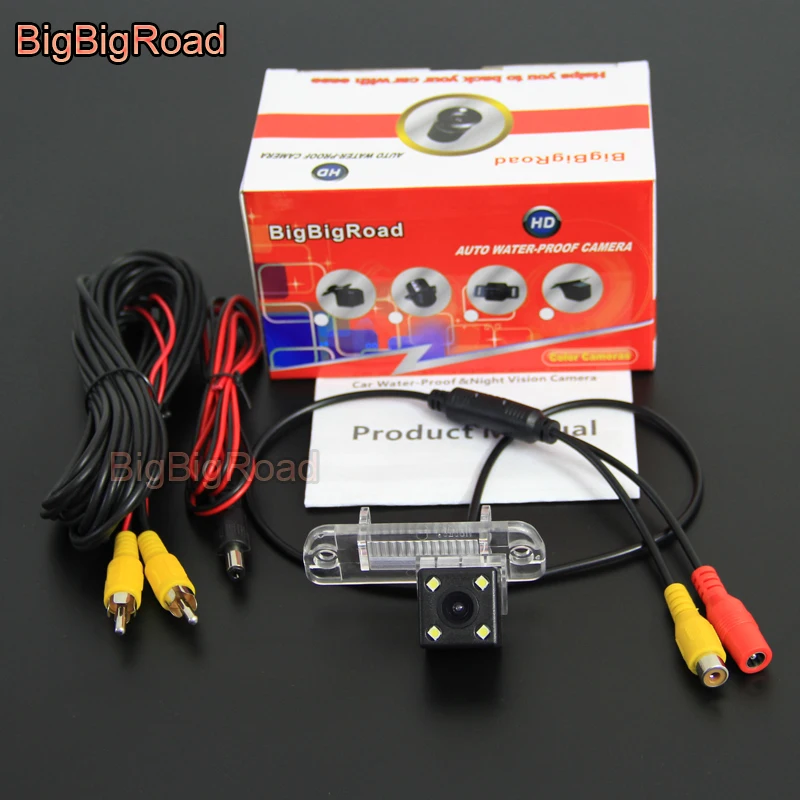 

BigBigRoad Car Rear View Reverse Parking Camera For Mercedes Benz M ML ML450 ML350 ML300 ML250 W164 Night Vision Backup Camrea