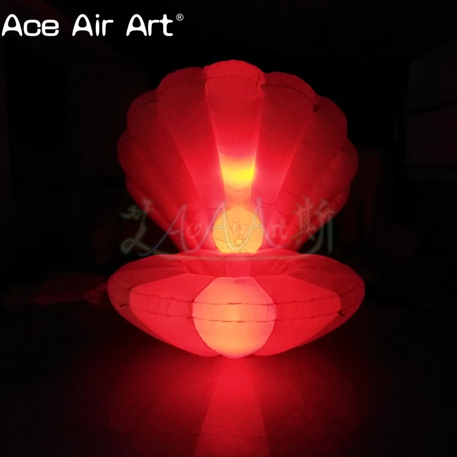 Популярная надувная раковина illumimating морская модель фестона диаметром 2 м с