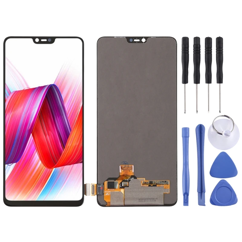 Высококачественный ЖК экран и дигитайзер в сборе стекло для замены OPPO R15 с