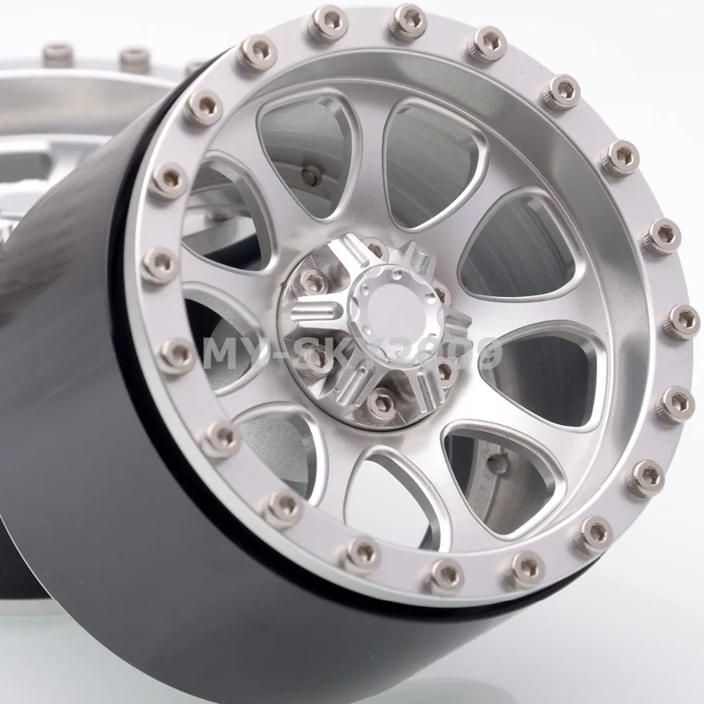 

4pcs Aluminum 2.2" Wheel rim 2026 For RC 1/10 Crawler Wraith YETI SCX10 RR10 TRX4