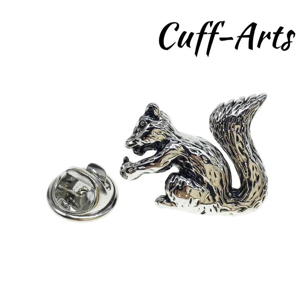 3D значок на лацкан в виде белки 2018 Высококачественная мужская бижутерия подарок