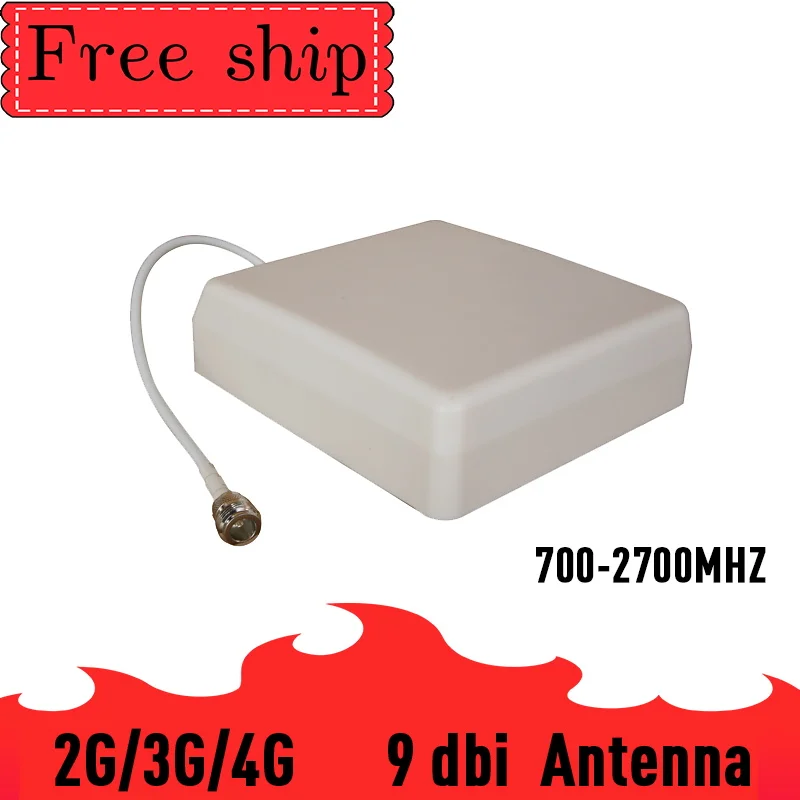 Наружный 9 дБи панельная антенна CDMA UMTS GSM 700 ~ 2700 МГц усиление 9dbi для усилителя