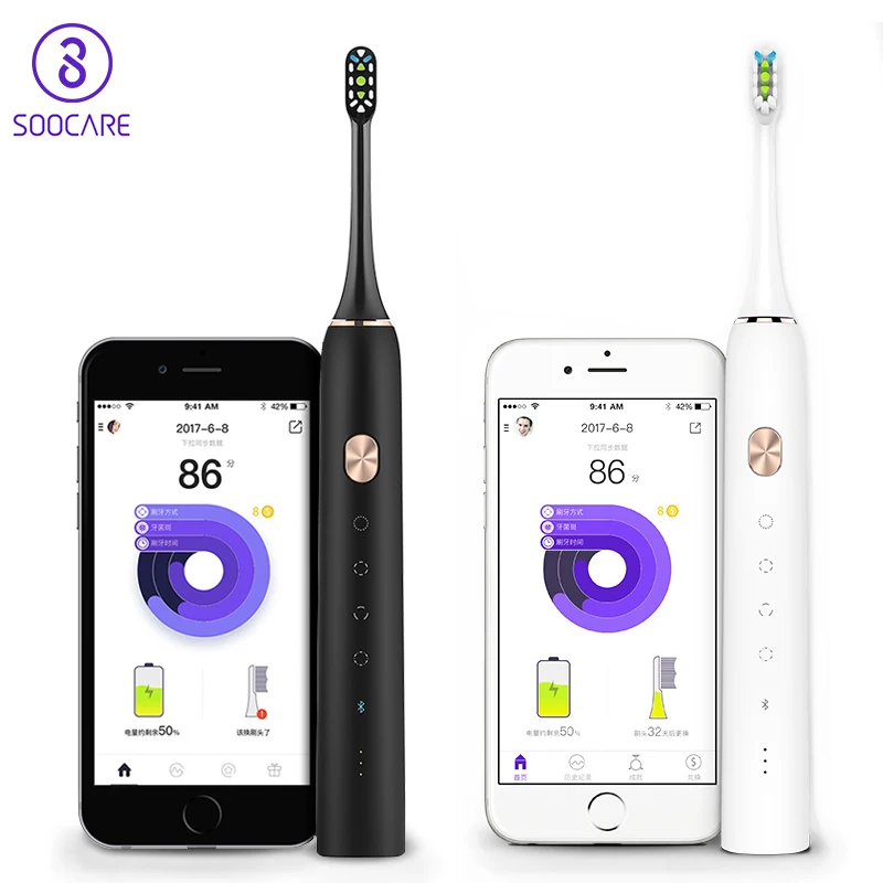Xiao mi jia зубная щетка Soocare X3 Soocas обновленная электрическая звуковая умная очистка