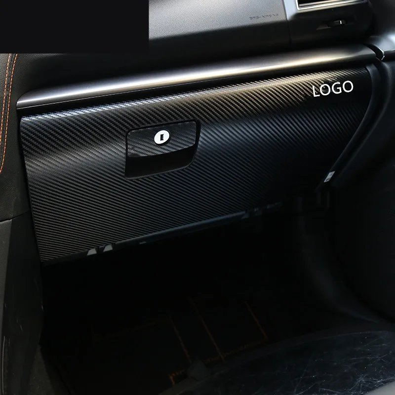 Кожаный коврик Copilot из углеродного волокна для пассажирских перчаток