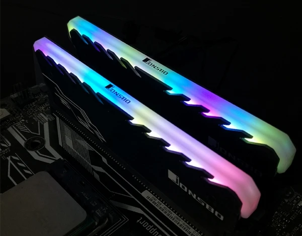 JONSBO RGB радиатор памяти ram Крышка корпуса алюминиевый радиатор ram жилет RGB подсветка