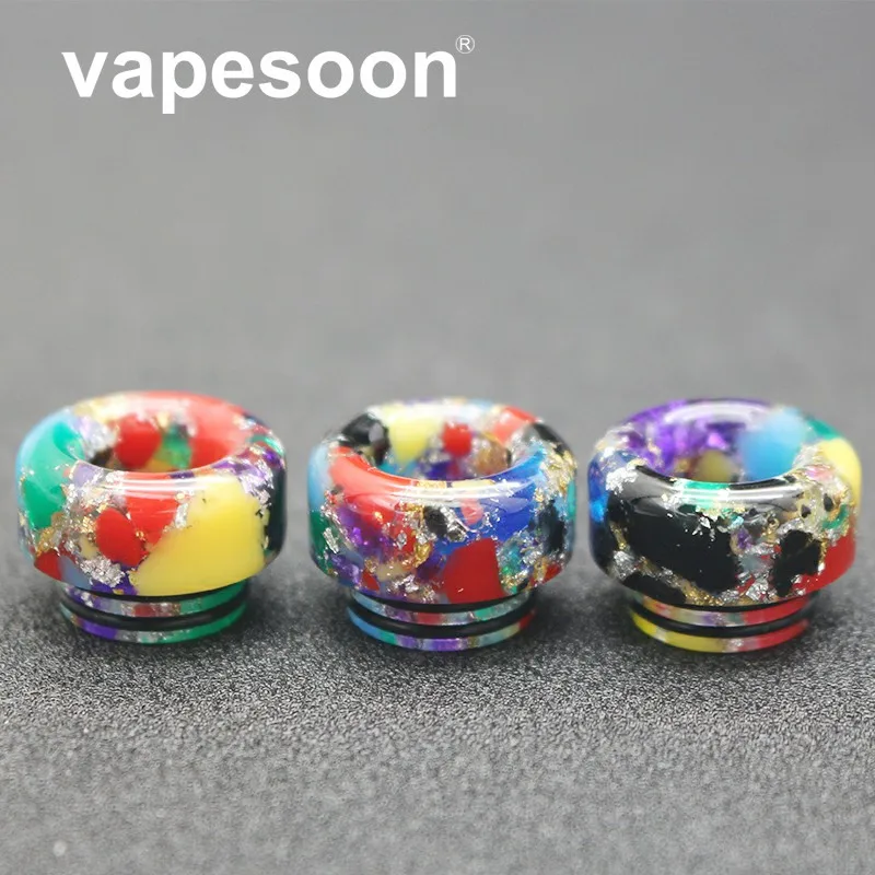 

1pcs Colorful 810 Resin Drip Tip For Manta RTA /Reload/Kylin Mini/DJV/Blitzen/Bravo/Govad/Kensei Tank Atomizers