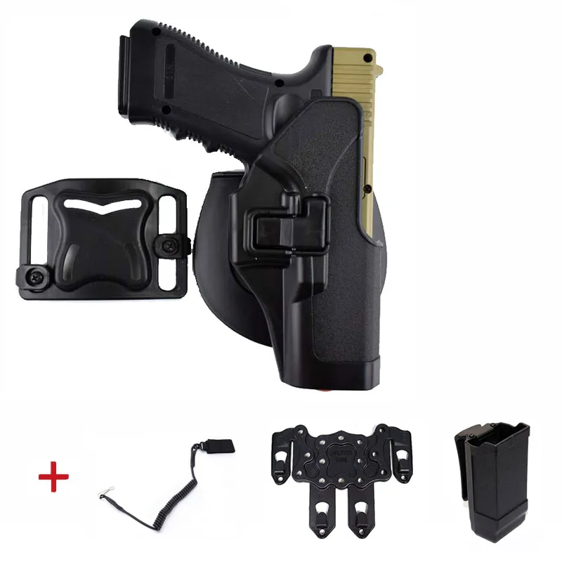 Тактический Компактный Ремень для пистолета кобура быстрого нарисования правой