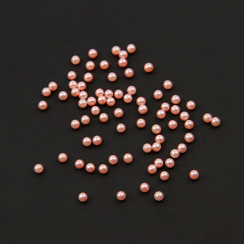 

1.5mm 2mm 3mm About 1000Pcs Mix Color Shiny ABS Unpunched Imitation Pearl Nail Art Tips Decoration For Nail Art Accessories