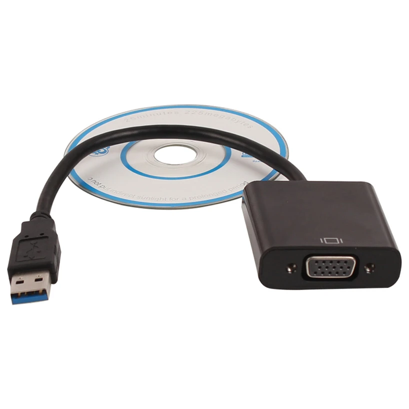USB 3 0 VGA адаптер дисплея для ПК зеркало хост расширенная линия подключения