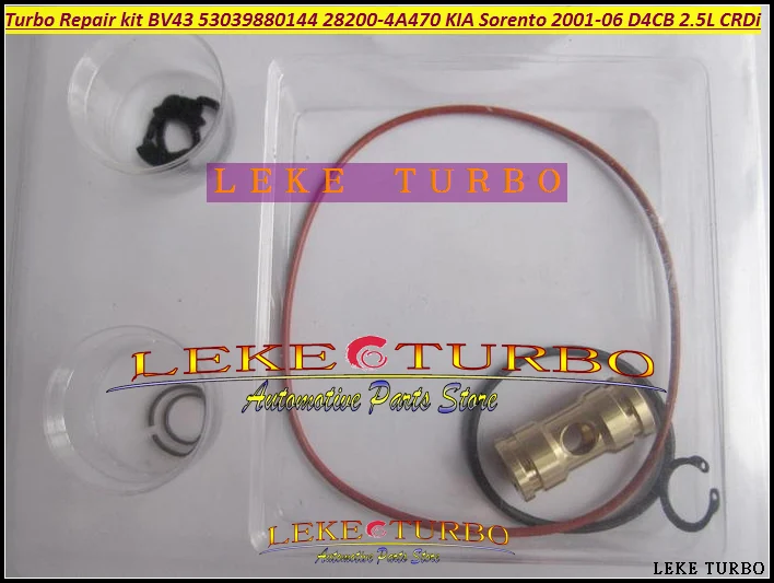 

Free Ship Turbo Rebuild Repair kit BV43 53039880122 53039880144 28200-4A470 282004A470 For KIA Sorento 2001-06 D4CB 2.5L CRDi