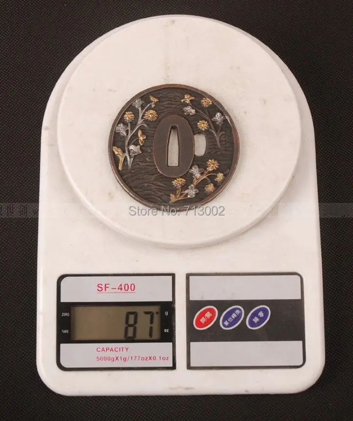 Кованые японские детали для фотографий Tsuba подходит самурайского меча
